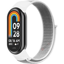 Xiaomi Mi Band 8 Ile Uyumlu Hasır Nylon Akıllı Bileklik Kordon - Saat Kordonu