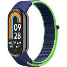 Xiaomi Mi Band 8 Ile Uyumlu Hasır Nylon Akıllı Bileklik Kordon - Saat Kordonu