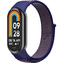 Xiaomi Mi Band 8 Ile Uyumlu Hasır Nylon Akıllı Bileklik Kordon - Saat Kordonu