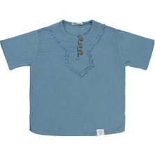 Civil Boys Erkek Çocuk Gömlek 6-9 Yaş Indigo