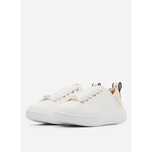 Alexander Smith Beyaz Krem Kadın Deri Sneaker ASAZWYW0487WNU