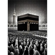 Tablomega Ahşap Mdf Puzzle Yapboz Siyah Beyaz Kabe 255 Parça 35*50 cm