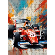 Ekart Ahşap Mdf Puzzle Yapboz Formula 1 Adet Retro 120 Parça 25*35 cm