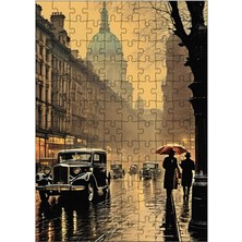 Ekart Ahşap Mdf Puzzle Yapboz Yağmurlu Bir Gün 120 Parça 25*35 cm