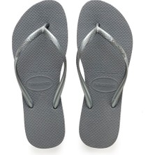 Havanias Slim Steel Grey Gri  Kadın Terlik 4000030-5178