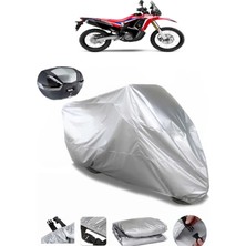 CoverPlus Honda Crf 250 Rally  Arka Çanta Uyumlu Su Geçirmez Motosiklet Brandası