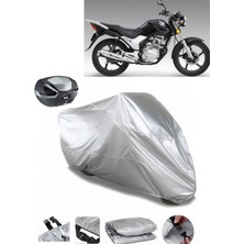 CoverPlus Honda Cb 125E  Arka Çanta Uyumlu Su Geçirmez Motosiklet Brandası