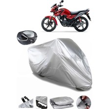CoverPlus Honda Cb 125  Arka Çanta Uyumlu Su Geçirmez Motosiklet Brandası