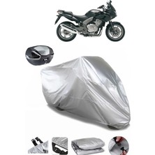 CoverPlus Honda Cbf 600 Arka Çanta Uyumlu Su Geçirmez Motosiklet Brandası