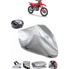 CoverPlus Honda Crf 450 R  Arka Çanta Uyumlu Su Geçirmez Motosiklet Brandası