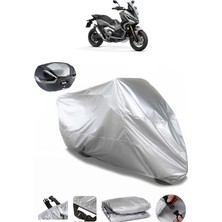 CoverPlus Honda X-Adv  Arka Çanta Uyumlu Su Geçirmez Motosiklet Brandası