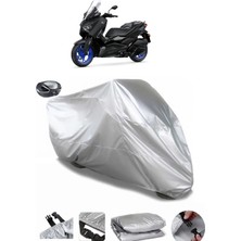 CoverPlus Yamaha X-Max 300 Iron Max Abs  Arka Çanta Uyumlu Su Geçirmez Motosiklet Brandası