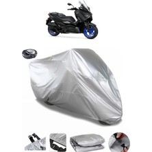 CoverPlus Yamaha X-Max 250 Abs  Arka Çanta Uyumlu Su Geçirmez Motosiklet Brandası