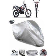 CoverPlus Rks RT250  Arka Çanta Uyumlu Su Geçirmez Motosiklet Brandası