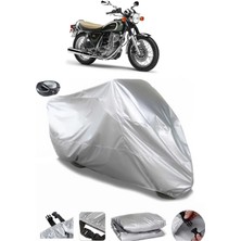 CoverPlus Yamaha Sr 400  Arka Çanta Uyumlu Su Geçirmez Motosiklet Brandası