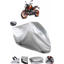 CoverPlus Ktm 200 Duke  Arka Çanta Uyumlu Su Geçirmez Motosiklet Brandası