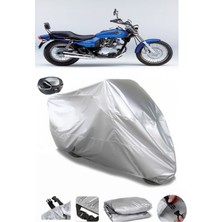 CoverPlus Kawasaki El 125  Arka Çanta Uyumlu Su Geçirmez Motosiklet Brandası
