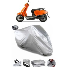 CoverPlus Kymco Like S 125  Arka Çanta Uyumlu Su Geçirmez Motosiklet Brandası