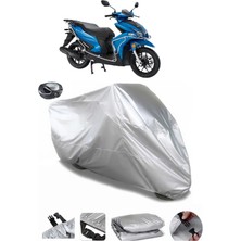 CoverPlus Kanuni Rs 125  Arka Çanta Uyumlu Su Geçirmez Motosiklet Brandası