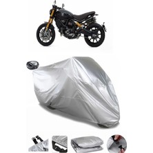CoverPlus Ducati Scrambler 1100 Sport Pro  Arka Çanta Uyumlu Su Geçirmez Motosiklet Brandası
