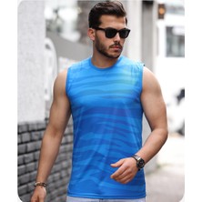 Spor Life Mens Style Mikro Baskılı Desenli Sporcu Atlet