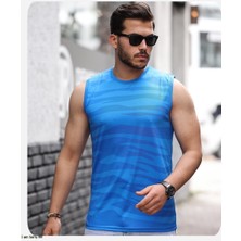 Spor Life Mens Style Mikro Baskılı Desenli Sporcu Atlet