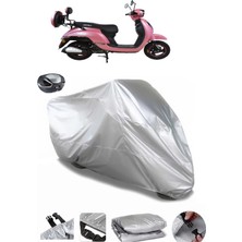 CoverPlus Arora Ar 50-8 Espresso  Arka Çanta Uyumlu Su Geçirmez Motosiklet Brandası