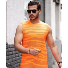 Spor Life Mens Style Mikro Baskılı Desenli Sporcu Atlet