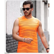 Spor Life Mens Style Mikro Baskılı Desenli Sporcu Atlet