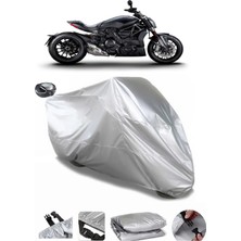 CoverPlus Ducati Diavel Dark  Arka Çanta Uyumlu Su Geçirmez Motosiklet Brandası
