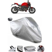 CoverPlus Ducati Monster 1200 R  Arka Çanta Uyumlu Su Geçirmez Motosiklet Brandası
