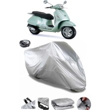 CoverPlus Vespa Gt 200  Arka Çanta Uyumlu Su Geçirmez Motosiklet Brandası