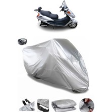 CoverPlus Dorado Akida Scooter 125  Arka Çanta Uyumlu Su Geçirmez Motosiklet Brandası