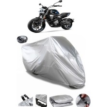 CoverPlus Cf Moto 250CL-X  Arka Çanta Uyumlu Su Geçirmez Motosiklet Brandası