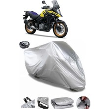 CoverPlus Suzuki V-Strom DL650  Arka Çanta Uyumlu Su Geçirmez Motosiklet Brandası