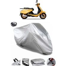 CoverPlus Yuki Gelato 125  Arka Çanta Uyumlu Su Geçirmez Motosiklet Brandası