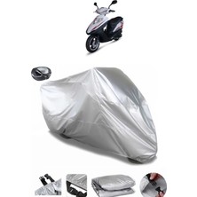 CoverPlus Kuba Hasat 100  Arka Çanta Uyumlu Su Geçirmez Motosiklet Brandası