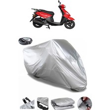 CoverPlus Volta Apec 49.4  Arka Çanta Uyumlu Su Geçirmez Motosiklet Brandası