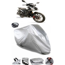 CoverPlus Arora Smart 50 x  Arka Çanta Uyumlu Su Geçirmez Motosiklet Brandası