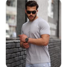 Spor Life Mens Style Mikro Sıfır Yaka T-Shirt