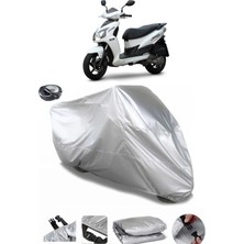 CoverPlus Sym Jet 4 125  Arka Çanta Uyumlu Su Geçirmez Motosiklet Brandası