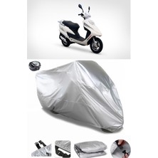 CoverPlus Asya Efsane Eco 100  Arka Çanta Uyumlu Su Geçirmez Motosiklet Brandası