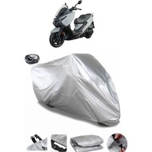 CoverPlus Kymco Xtown 250 Ct  Arka Çanta Uyumlu Su Geçirmez Motosiklet Brandası