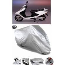 CoverPlus Falcon Dolphin 125 Efı  Arka Çanta Uyumlu Su Geçirmez Motosiklet Brandası