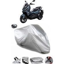 CoverPlus Sym Adx 125  Arka Çanta Uyumlu Su Geçirmez Motosiklet Brandası