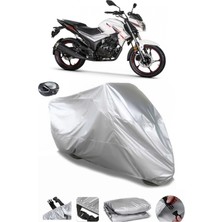 CoverPlus Rks Titanium 220  Arka Çanta Uyumlu Su Geçirmez Motosiklet Brandası