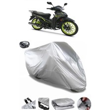 CoverPlus Rks Sniper 100  Arka Çanta Uyumlu Su Geçirmez Motosiklet Brandası