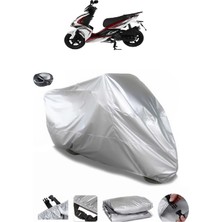 CoverPlus Rmg Moto Gusto Fantasy 125  Arka Çanta Uyumlu Su Geçirmez Motosiklet Brandası