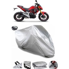 CoverPlus Rks Rn 180  Arka Çanta Uyumlu Su Geçirmez Motosiklet Brandası