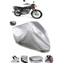 CoverPlus Kanuni Bora 125  Arka Çanta Uyumlu Su Geçirmez Motosiklet Brandası